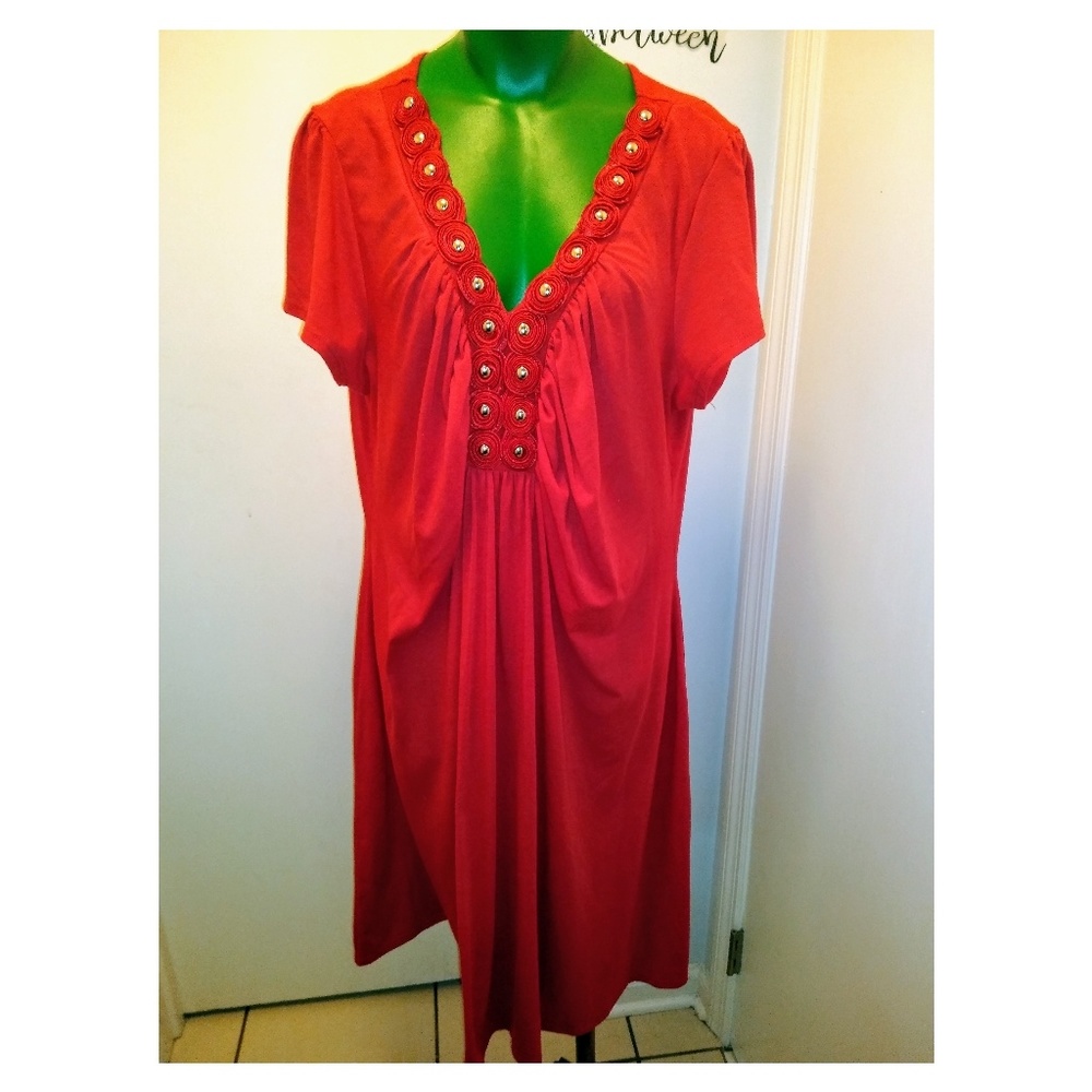 Pink rose Dress size 2x